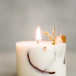 Sojų vaško žvakė kvepianti Kalėdomis