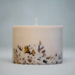 Sojų vaško žvakė Liepžiedžių&Medaus kvapo