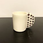 Ceramic Heart espresso puodelis taškuotas