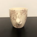 Ceramic Heart puodelis su zuikučiu