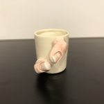 Ceramic Heart espresso puodelis su Pirštais