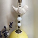 Stela Ceramics pakabinamas kiaušinis geltonas